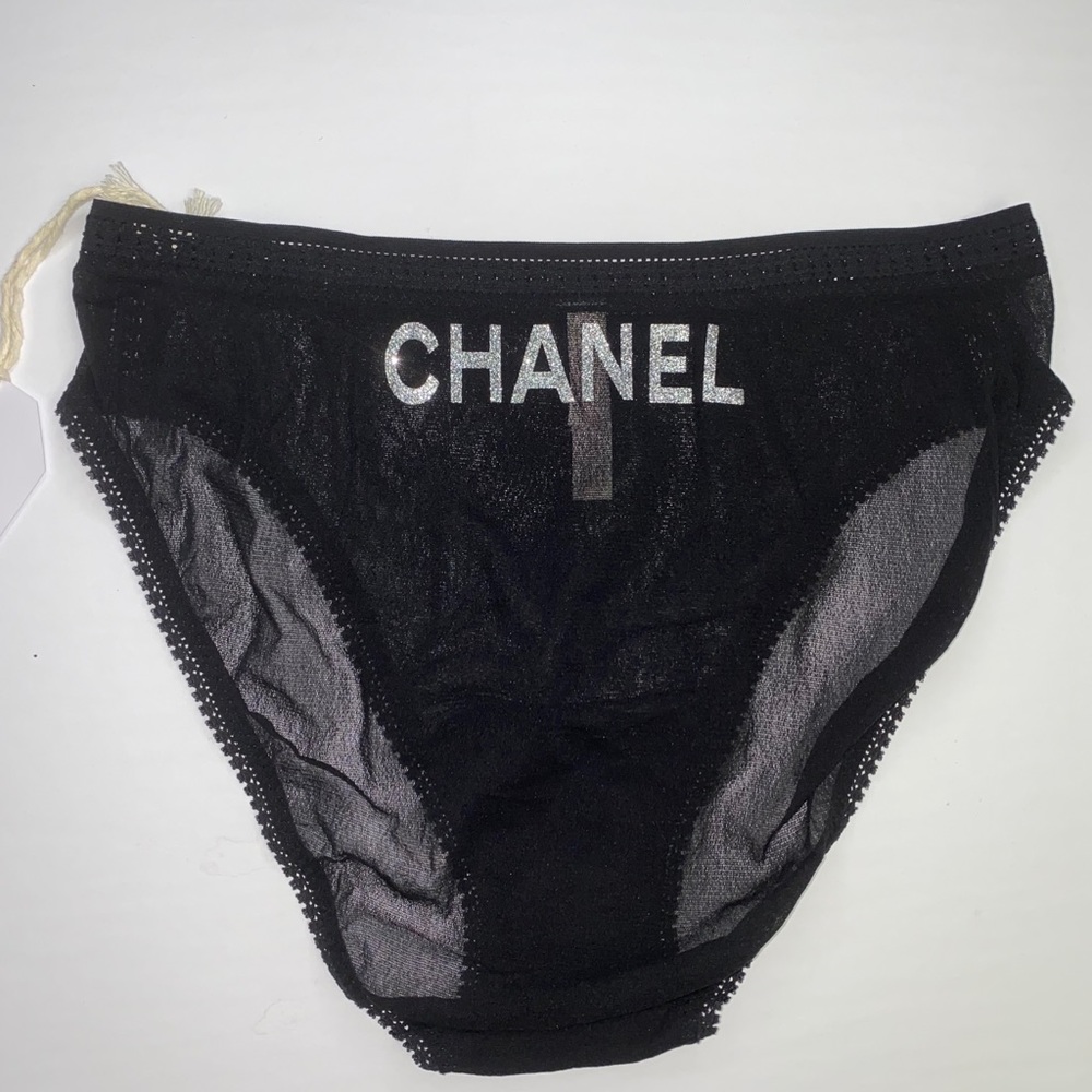 High waisted mesh panties size small